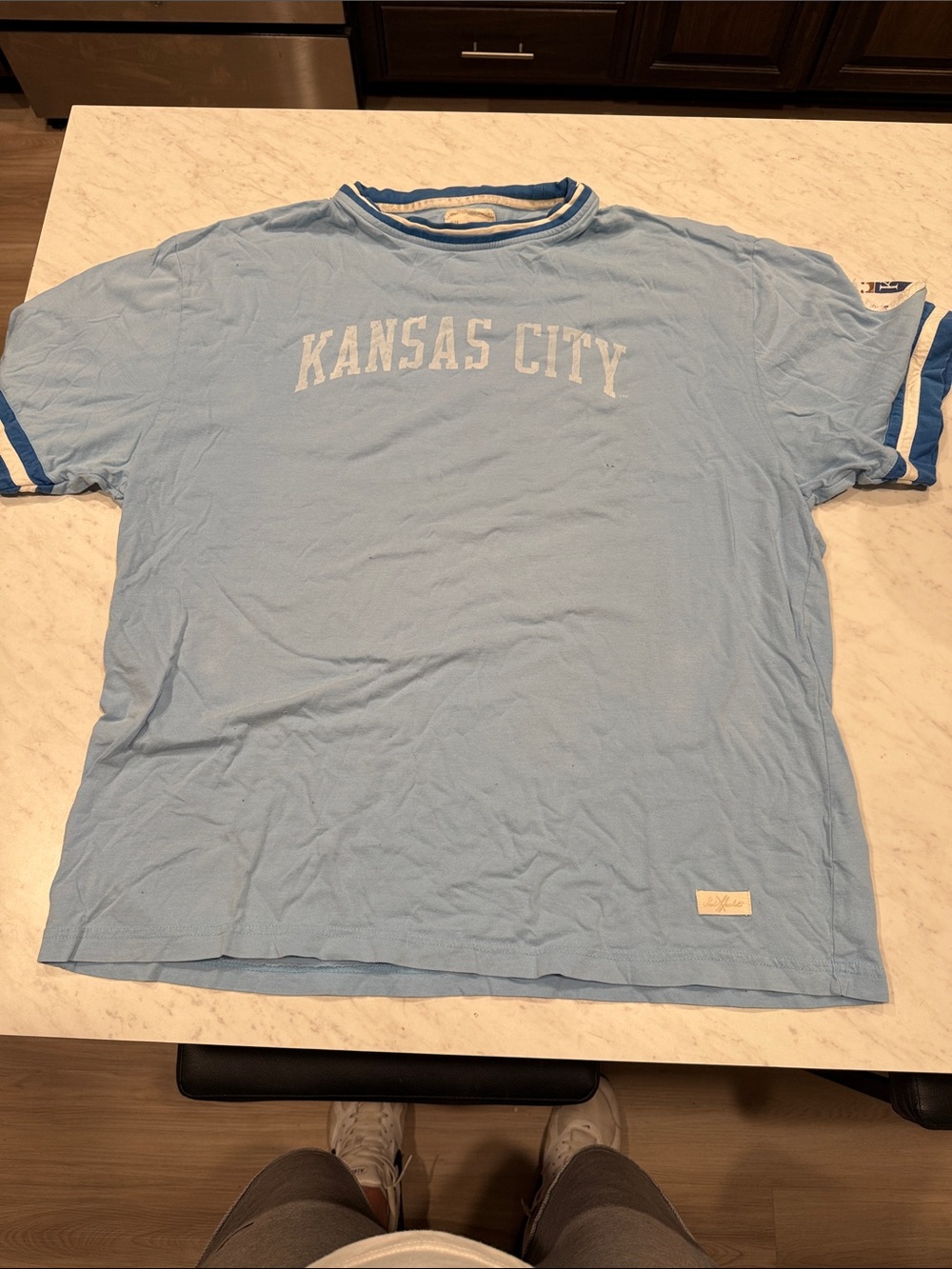 Kansas City Light Blue Men's Graphic Tee